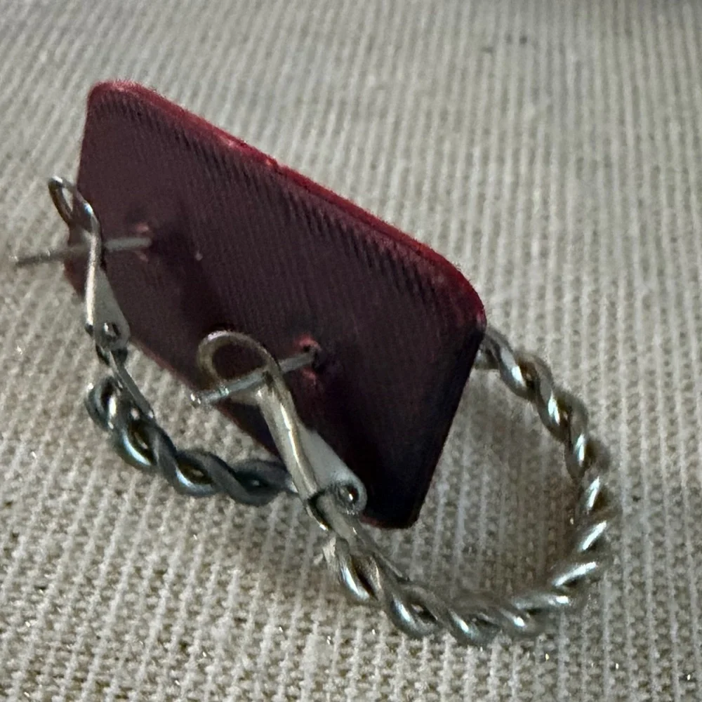 Three pair Hoop Earring Set with Burgundy Display Cards